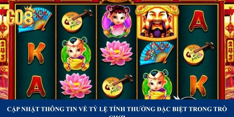 Cập nhật thông tin về tỷ lệ tính thưởng đặc biệt trong trò chơi